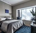 89㎡現(xiàn)代輕奢，硬包質(zhì)感背景墻，搭配簡(jiǎn)約舒適家具，成熟而大氣